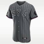 Francisco Lindor New York Mets City Connect Men's Nike MLB Authentic Jersey