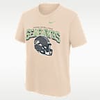 Seattle Seahawks Vintage Mod Easy Lane Big Kids' Nike NFL Short-Sleeve T-Shirt