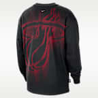 Miami Heat Standard Issue Men's Basketball Long-Sleeve Top