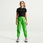 Joggers de tejido Fleece para niños talla grande Nike Air