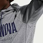 Sudadera con gorro de entrenador de básquetbol para hombre Villanova Wildcats Nike NCAA
