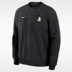 Florida State Premium Performance Men's Nike Dri-FIT College Pullover Crew