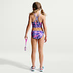 Conjunto de midkini con tirantes cruzados para niña talla grande Nike Swim