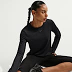 Playera de manga larga Dri-FIT para mujer Nike One Classic