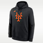 New York Mets Cooperstown Logo Club Men's Nike MLB Pullover Hoodie