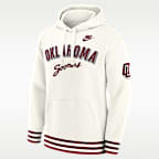 Sudadera universitaria con gorro sin cierre Nike Oklahoma Legacy Retro para hombre