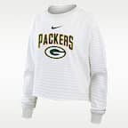 Green Bay Packers Primetime Women's Nike Cropped Long-Sleeve T-Shirt