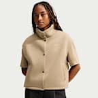 Damski luźny bezrękawnik Nike Pregame Fleece