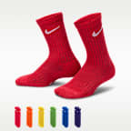 Nike Dri-FIT Performance Basics Younger Kids' Crew Socks (6 Pairs)