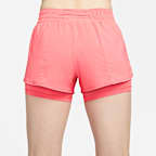 Nike Dri-FIT One Women's Mid-rise 8cm (approx.) 2-in-1 Shorts