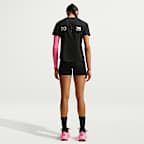 Nike Swift After Dark Tour Dri-FIT hardlooptop met korte mouwen voor dames