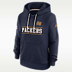 Green Bay Packers Sideline Standard Issue Alt Women's Nike Dri-FIT NFL Pullover Hoodie