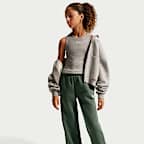 Pants holgados con dobladillo abierto para niños Nike Sportswear