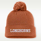 Gorro con dobladillo universitario Nike para hombre Texas Peak