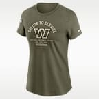 Washington Commanders Salute to Service Sideline Women's Nike NFL T-Shirt