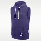 Baltimore Ravens Sideline Men's Nike Dri-FIT NFL Sleeveless Pullover Hoodie