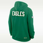 Philadelphia Eagles Alt Offensive Set Play Sideline Men's Nike Dri-FIT NFL Pullover Hoodie