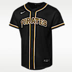 Jersey Nike de la MLB Replica Fashion para niños talla grande Paul Skenes Pittsburgh Pirates