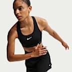 Nike Swoosh-sports-bh med medium støtte uden indlæg til kvinder