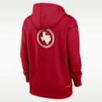 Texas Rangers Authentic Collection City Connect Women's Nike Therma MLB Pullover Hoodie