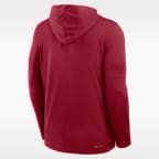 Alabama Sideline Men's Nike Dri-FIT College Long-Sleeve Hooded Top