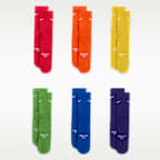 Nike Dri-FIT Performance Basics Younger Kids' Crew Socks (6 Pairs)