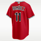 Jersey Nike de la MLB Replica para hombre José Ramírez Cleveland Guardians