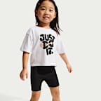 Conjunto de shorts de ciclismo de 2 piezas infantil Nike Bold Play