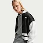 Nike Studio Fleece Medium Weight Women's Oversized Cropped Crew