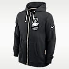 Las Vegas Raiders Sideline Standard Issue Men's Nike Dri-FIT NFL Full-Zip Hoodie