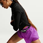 Nike Flow Women's Dri-FIT High-Waisted 2-in-1 Running Shorts