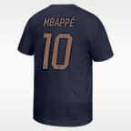 Kylian Mbappé FFF Big Kids' Nike Soccer T-Shirt