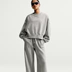 Nike Sportswear Phoenix Fleece Pantalón de talle alto y pernera ancha - Mujer