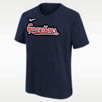 JosÈ RamÌrez Cleveland Guardians Big Kid's Nike MLB T-Shirt