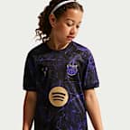 F.C. Barcelona Away Older Kids' Kobe Dri-FIT Football Pre-Match Top