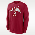 Alabama Arch Men's Nike College Pullover Crew