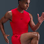 Playera de fitness ajustada sin mangas Dri-FIT para hombre Nike Pro