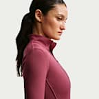 Nike One Fitted Dri-FIT-Jacke mit durchgehendem Reißverschluss für Damen