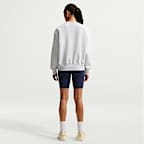 Oversized Nike Sportswear Phoenix Fleece-sweatshirt med rund hals til kvinder