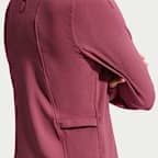Nike Mavn Dri-FIT Fitted langermet overdel med glidelås til jente