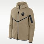 Chicago Cubs Tech Fleece Windrunner Men's Nike MLB Full-Zip Hooded Jacket