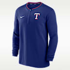 Texas Rangers Authentic Collection Men's Nike Dri-FIT MLB 1/2-Zip Long-Sleeve Top