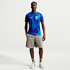 Jersey de fútbol Nike Dri-FIT Replica de Brasil (selección femenina) visitante 2025 Stadium para hombre