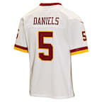 Jersey de futbol americano Nike Game para niños talla grande Jayden Daniels Washington Commanders