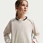 나이키 스포츠웨어 주니어 우븐 브이넥 긴팔 탑