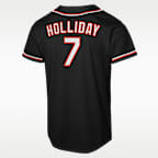 Jersey de moda Replica Nike de la MLB para niños talla grande Jackson Holliday Orioles de Baltimore