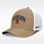 Auburn Primetime Arched Men's Nike Dri-FIT College Trucker Adjustable Hat