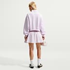 Nike Studio Fleece Medium Weight Women's Oversized 1/4-Zip Cropped Top