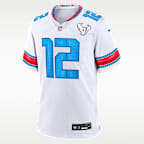 Jersey Nike de la NFL Game para hombre Nico Collins Houston Texans Rivalries Collection