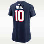 Drake Maye New England Patriots Super Bowl LX Women's Nike NFL T-Shirt